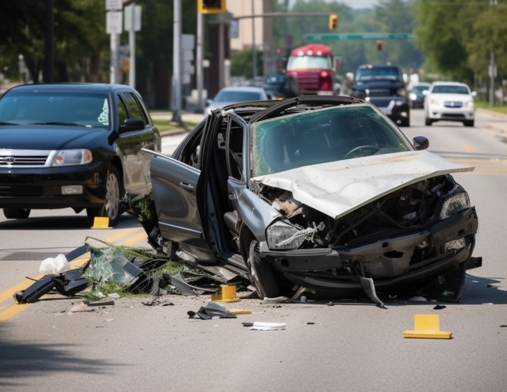 A car wreck in South Carolina