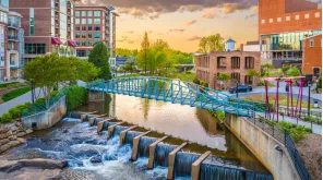 Cityscape of Greenville South Carolina