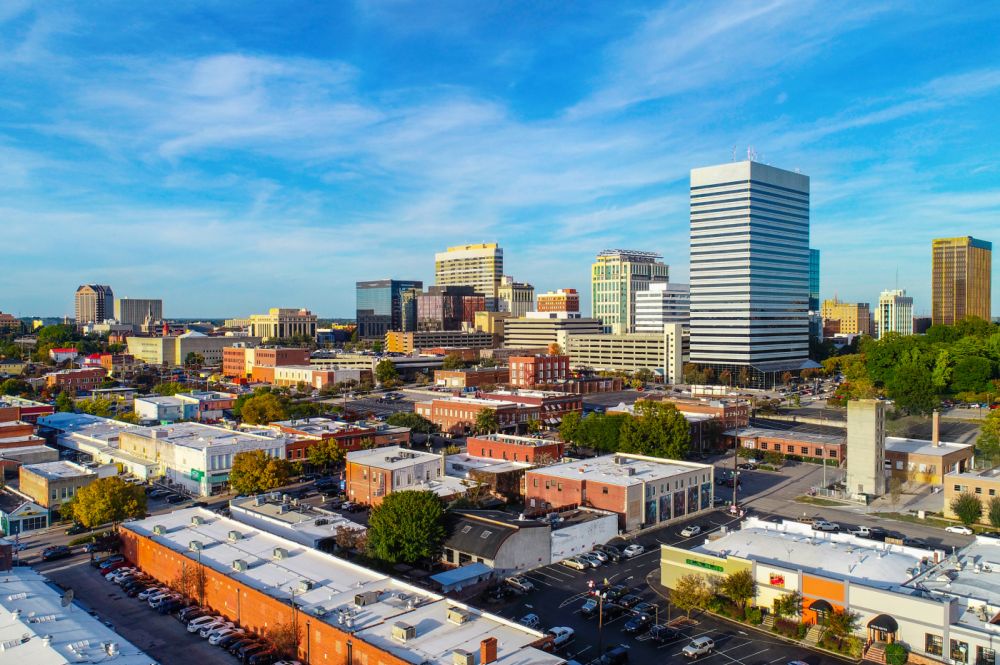 Cityscape of Columbia South Carolina