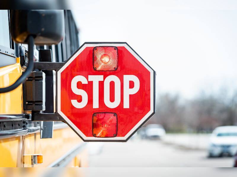 bus stop sign