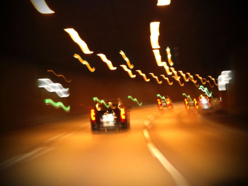 intoxicated driver on the highway at night